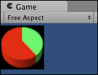 Displaying a countdown timer graphically as a pie-chart style clock