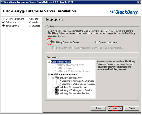 Installing BES version 5