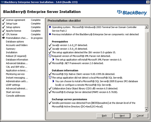 Installing BES version 5