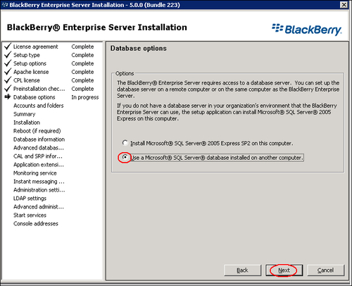 Installing BES version 5