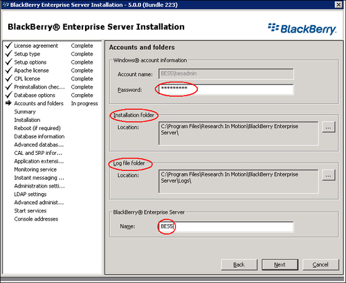 Installing BES version 5