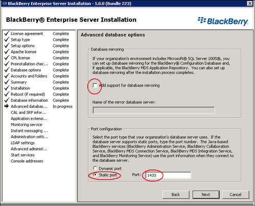 Installing BES version 5