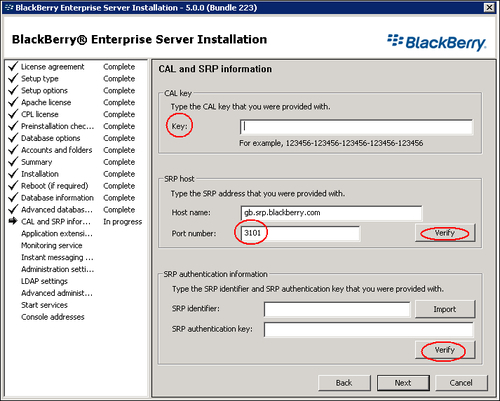 Installing BES version 5