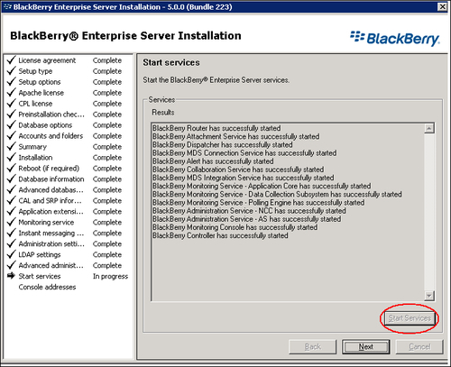 Installing BES version 5