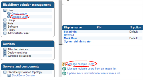 Setting activation passwords