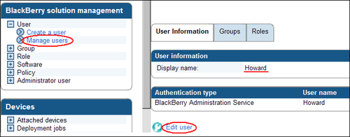 Applying a Level One message filter to a user