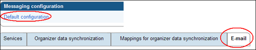 Applying a Level One message filter to a user