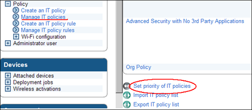 Setting IT policy priorities