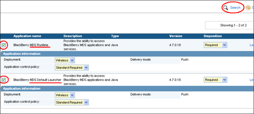 Creating a software configuration to deploy the MDS runtime platform to devices