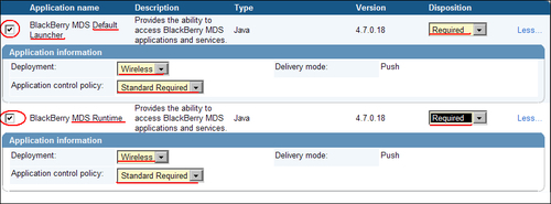 Creating a software configuration to deploy the MDS runtime platform to devices