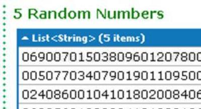 Time for action – creating a few random numbers of given any length