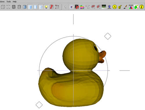 Time for action - learning about 3D meshes in MeshLab