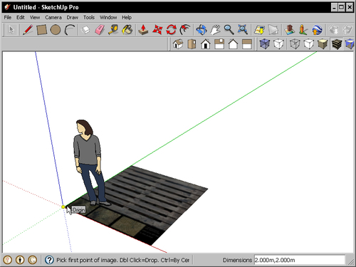 Time for action - importing a texture to scale