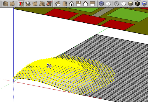 Time for action - adding height to a flat terrain