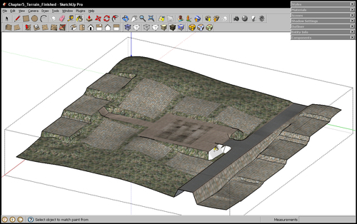 Uniting terrain geometry with texture