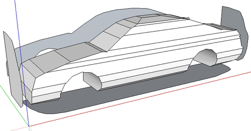 Time for action - creating a 3D car outline