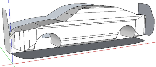 Time for action - creating a 3D car outline