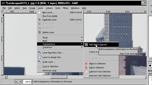 Time for action - creating see-through textures