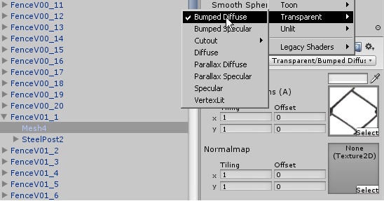 Time for action - enabling see-through materials (Alpha Channel)