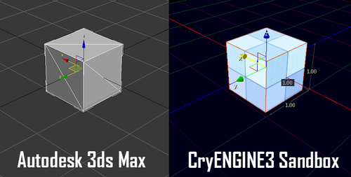 Time for action - setting up 3ds Max units to match CryENGINE scale