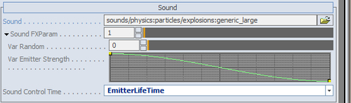 Have a go hero - changing sound over time on particles