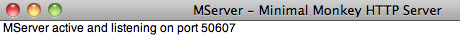 MSERVER—Monkey's own web server