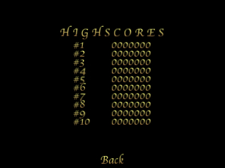 The "high-score" screen