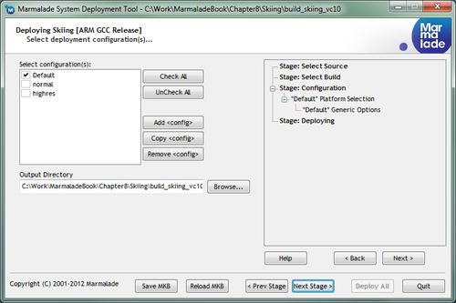 Creating and using deployment types