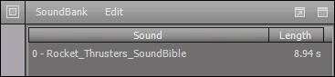 Creating a SoundBank