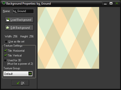 Filling the scene with the Background Properties editor