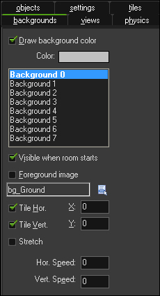 Filling the scene with the Background Properties editor