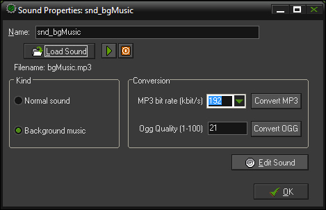 Bringing noise with the Sound Properties editor