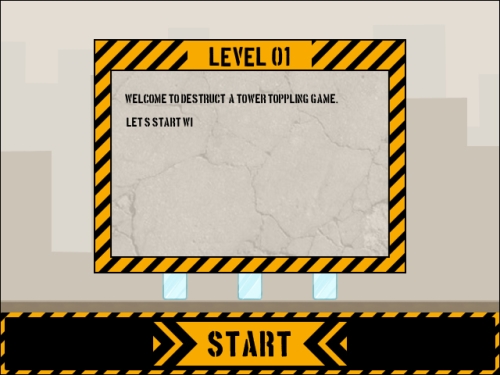 Adding introductory text to each level