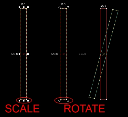 Rotating brushes and objects