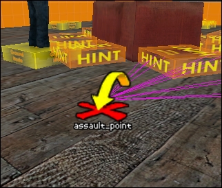 Placing the assault point