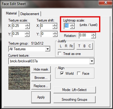 Modifying Lightmap Grid