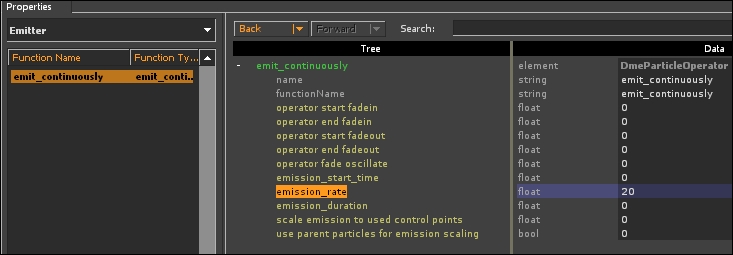 Using Emitter