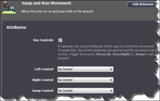 Configuring behaviors with Attributes