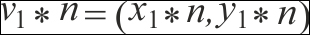 Multiply by a scalar number