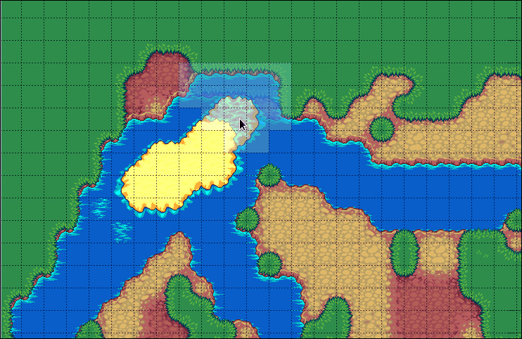 In-game generated maps