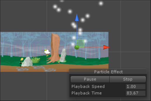 Adding the particles