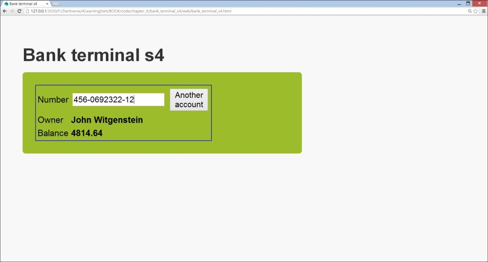 Spiral 4 – reading and showing data