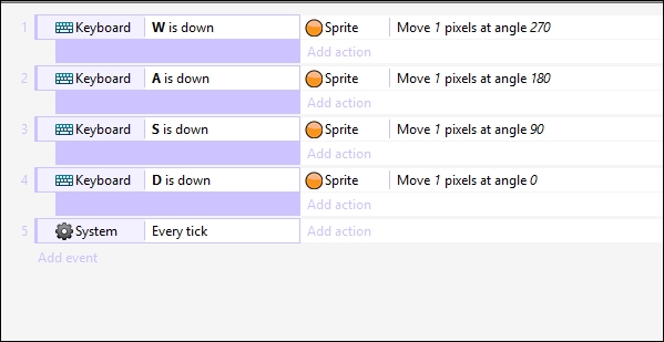 Setting up the Every tick command