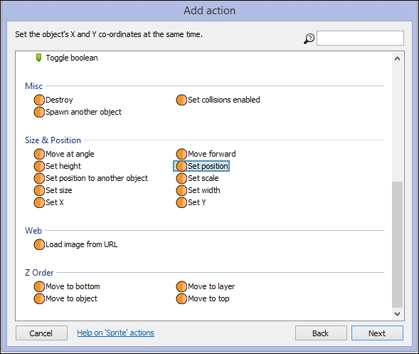 Touch control inputs