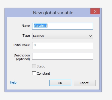 Creating a global variable