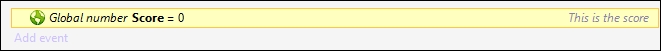 Creating a score variable