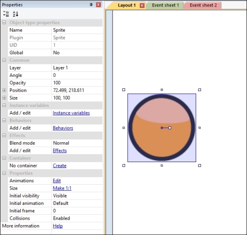 Adding a variable to a sprite