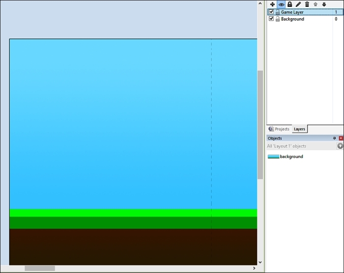 Setting the background layer