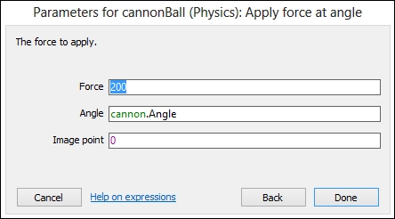 Applying force at an angle