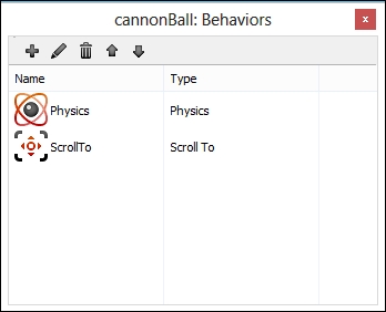 Setting the viewpoint to follow the cannonball